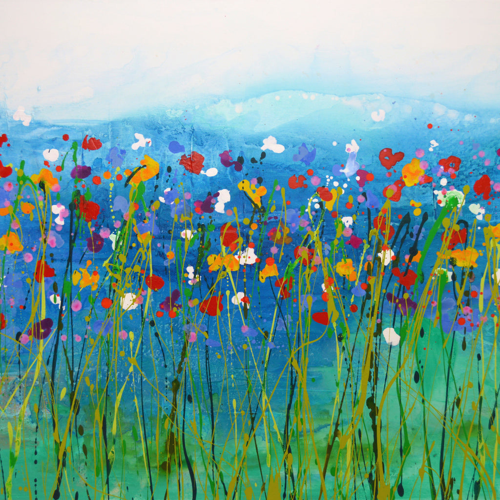 Abstract Wildflowers - Original Paintings