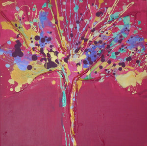 NEW: Berry Tree - Original Abstract Wall Art