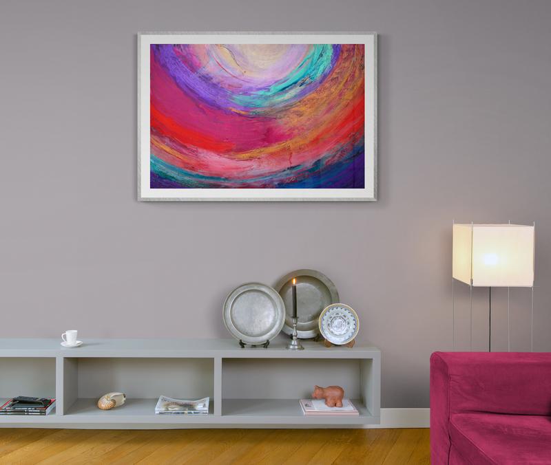 large abstract prints