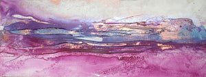 Lake Magenta - Original abstract wall art