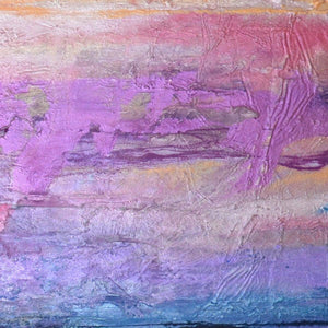 Lavender Sunset - Original Abstract Large Art