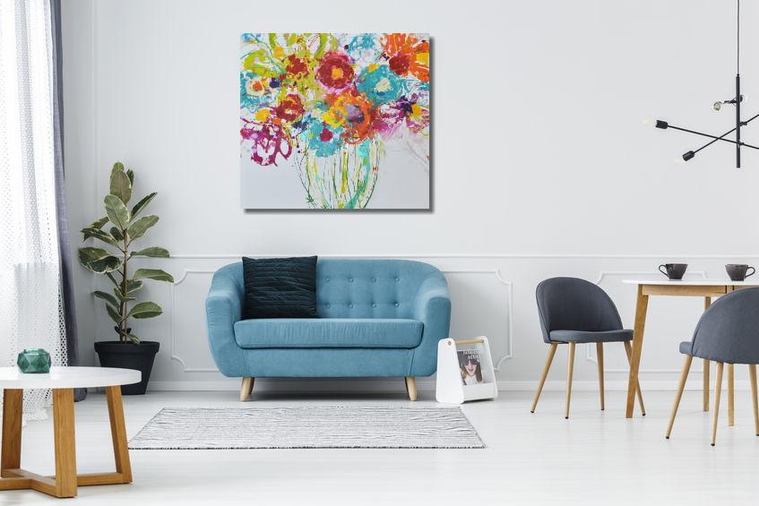 NEW: Spring Bouquet - Large Original Abstract Wall Art