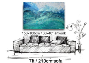 The Mighty Ocean - Original Abstract Wall Art
