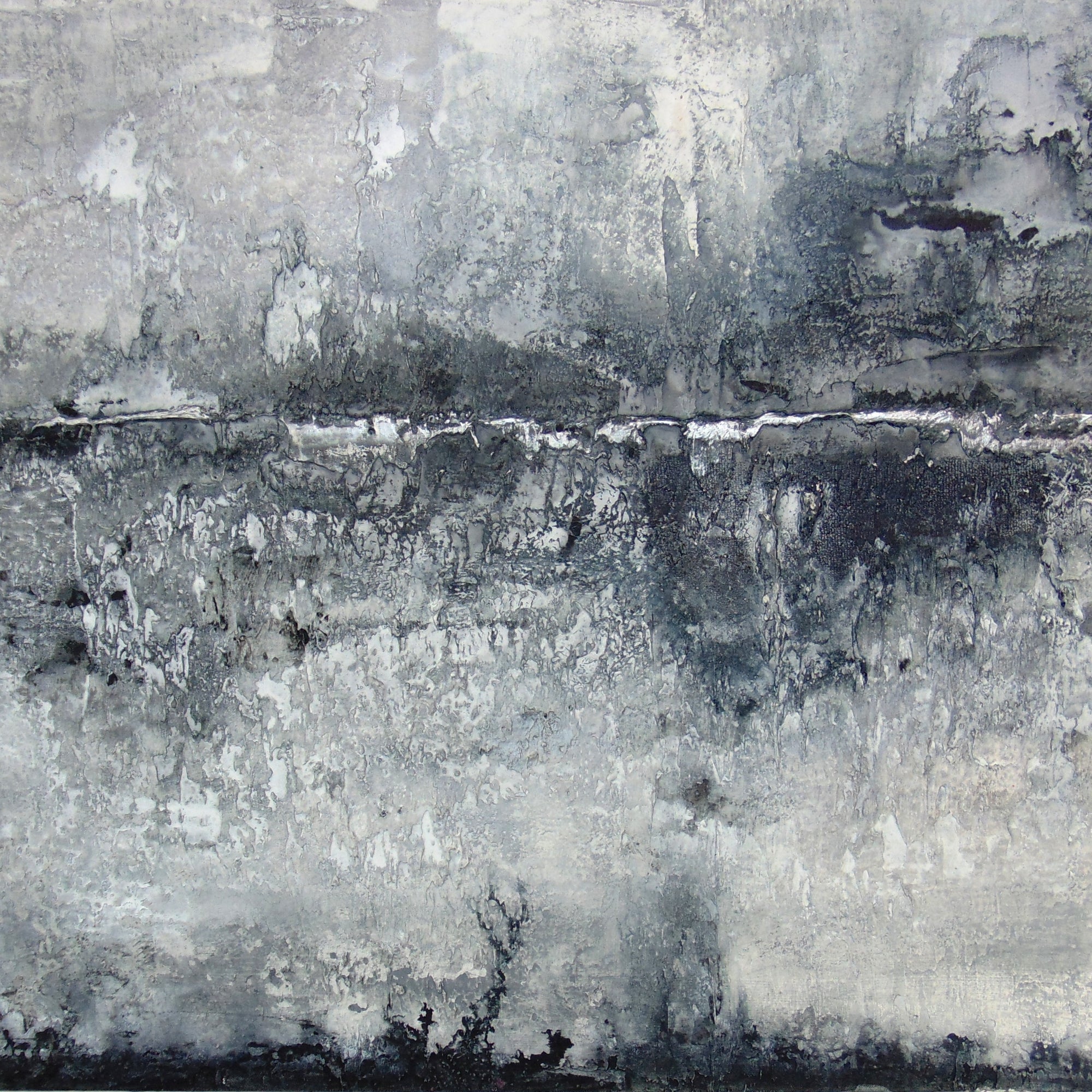 Black and Grey Abstract Paintings