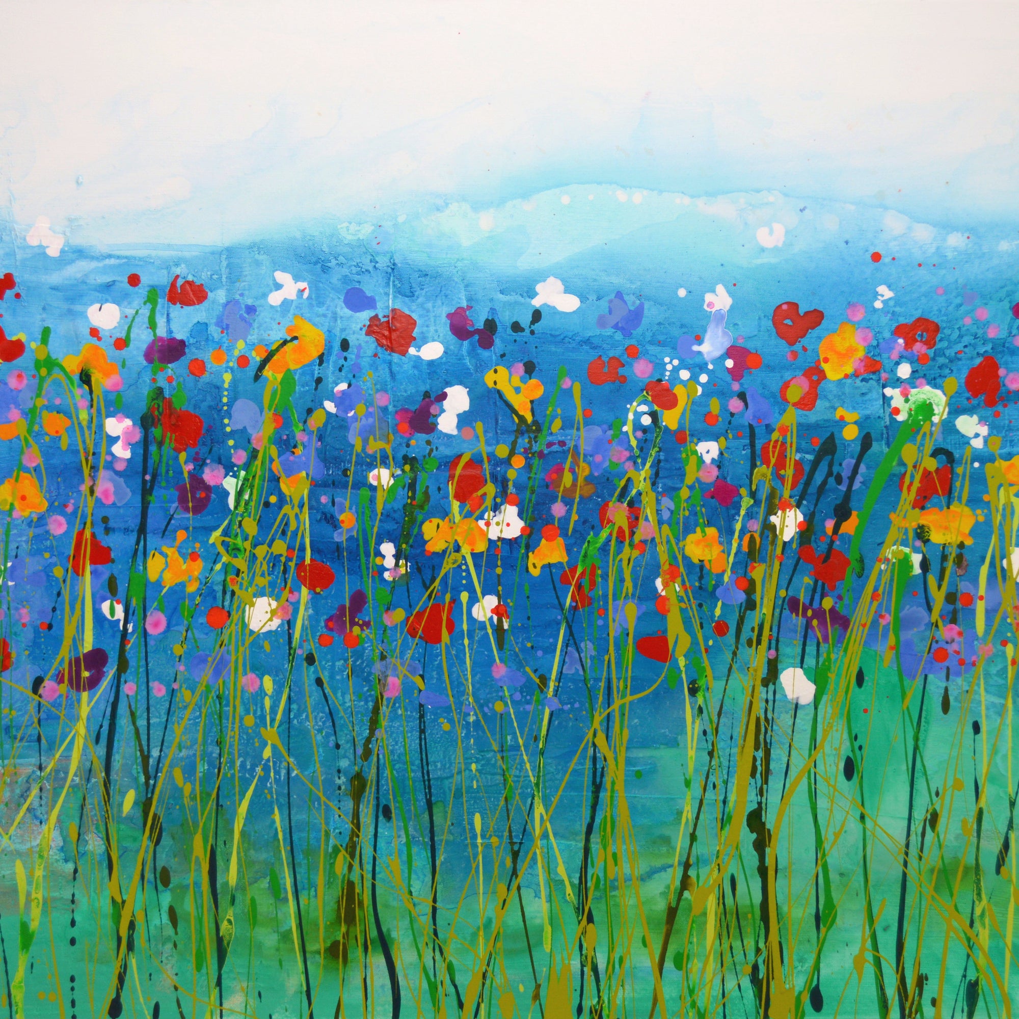 Wildflower Abstract Paintings
