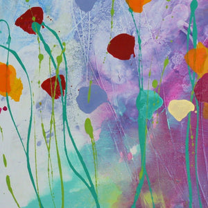 NEW: Breezy Blooms - Original Abstract Wall Art