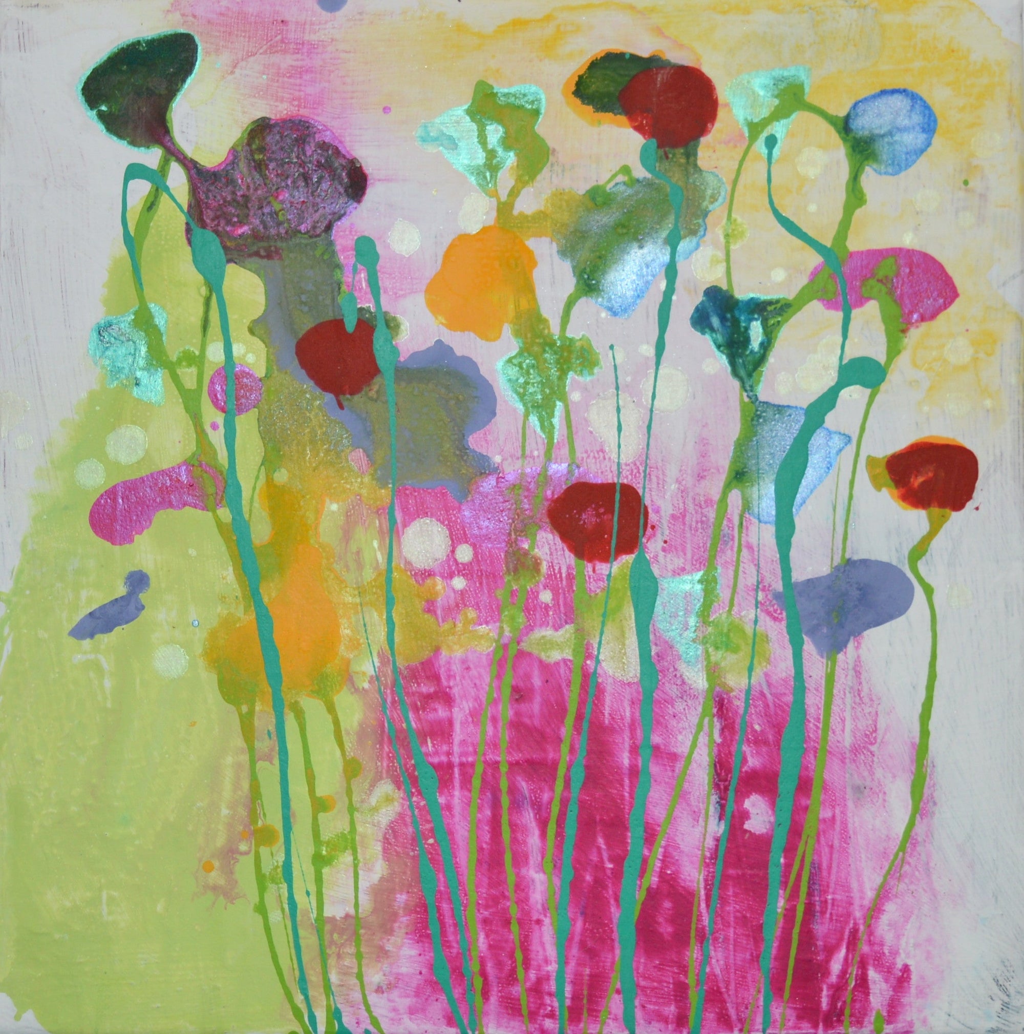 NEW: Spring Flowers - Original Abstract Wall Art
