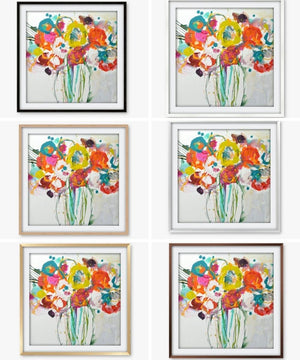 Birthday Blooms 2 - Art Prints - Choice of Size & Format