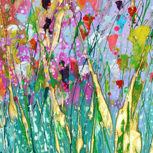 Blooming Lovelier - Original Abstract Wall Art