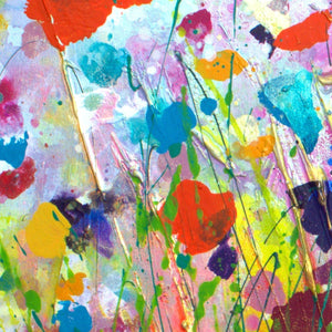 Butterflies & Blossoms - Original Abstract Art