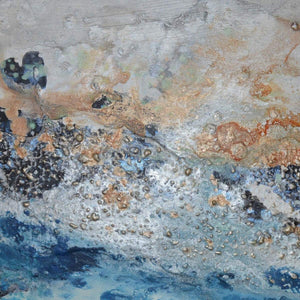 Coastal Crescendo - Large Original Abstract Wall Art