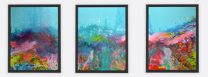 Coral Reef - Limited Edition Triptych Canvas Set
