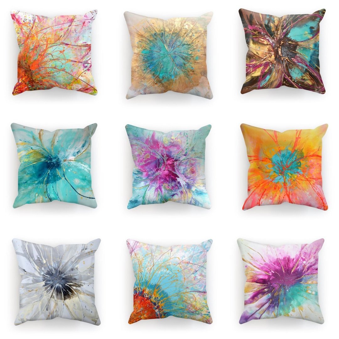 Cushions - Flower Blossom themes - 21 designs