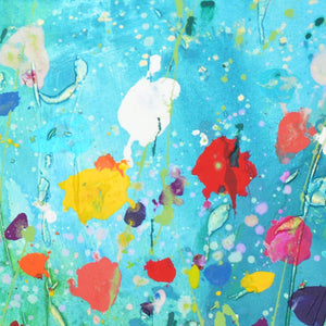 Flower Paradise - Large Original Abstract Art