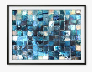 Indigo Mosaic - Limited Edition Art Prints