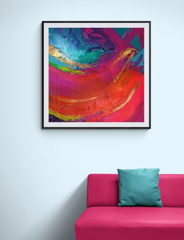 large abstract print