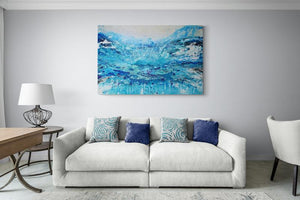 NEW: Ocean Obession - Extra Large Original Abstract Wall Art