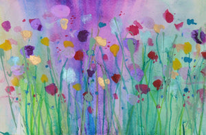 NEW: Watercolour Meadow - Original Abstract Art