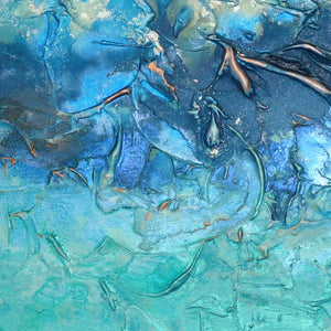 Salty Blue - Original Abstract Wall Art