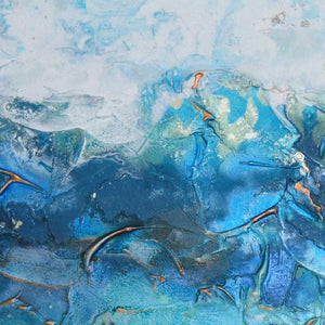Salty Blue - Original Abstract Wall Art