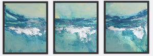 Silver Sea - Limited Edition Triptych Canvas Set