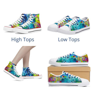 Sneakers - High or Low top - Choice of 12 styles
