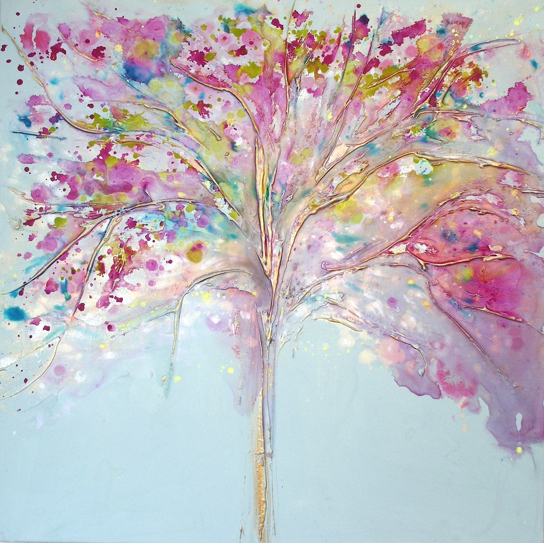 The Magic Tree - Original Abstract Wall Art By Caroline Ashwood